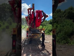 SANY कंक्रीट पंप ट्रक 56M सफाई