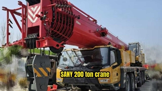 2025 SANY 200 टन ट्रक क्रेन SYM5602JQZ200C8 बिक्री के लिए कम घंटों में प्रयुक्त