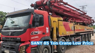 2022 SANY 67 मीटर कंक्रीट पंप ट्रक वोल्वो चेसिस बिक्री के लिए